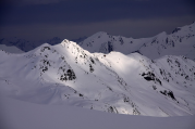 Flela Weisshorn und Wolken